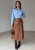 Шкіряна спідниця TS-440.3A320