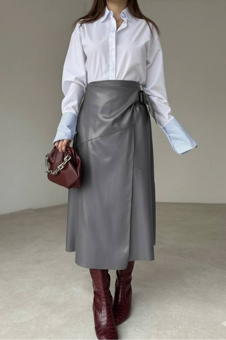 Шкіряна спідниця TS-440.3A320