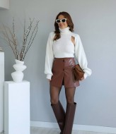 Жиночі шорти-спідниця TS-435.3A320