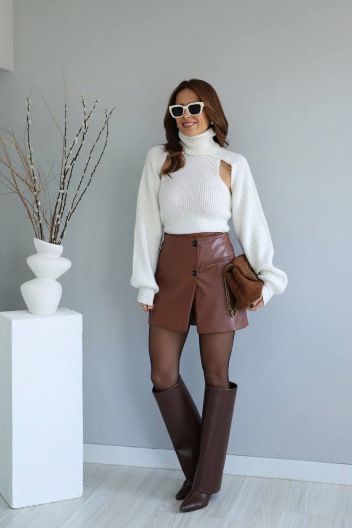 Жиночі шорти-спідниця TS-435.3A320