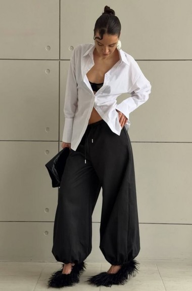 Сорочка з корсетною спинкою VOL-739A500