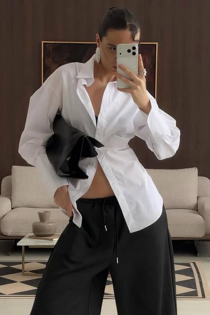 Сорочка з корсетною спинкою VOL-739A500