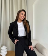 Костюм брючный женский с коротким пиджаком KL-788A620