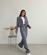 Костюм брючный женский с коротким пиджаком KL-788A620