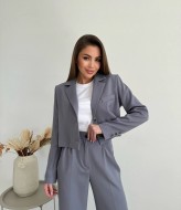 Костюм брючный женский с коротким пиджаком KL-788A620