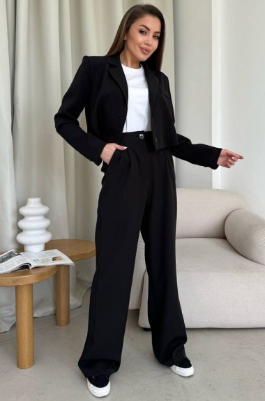 Костюм брючный женский с коротким пиджаком KL-788A620