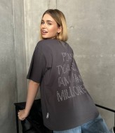 Удлиненная футболка оверсайз ANB-432A300