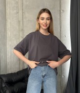 Удлиненная футболка оверсайз ANB-432A300