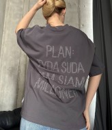 Удлиненная футболка оверсайз ANB-432A300