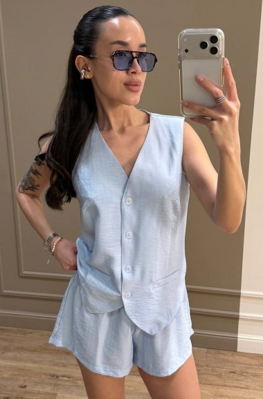 Костюм летний женский с шортами  ATE-100A630