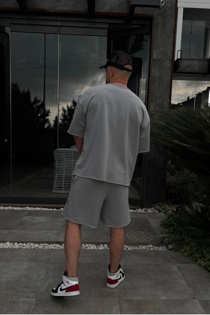 Костюм мужской шорты и футболка  KUT-1725A550