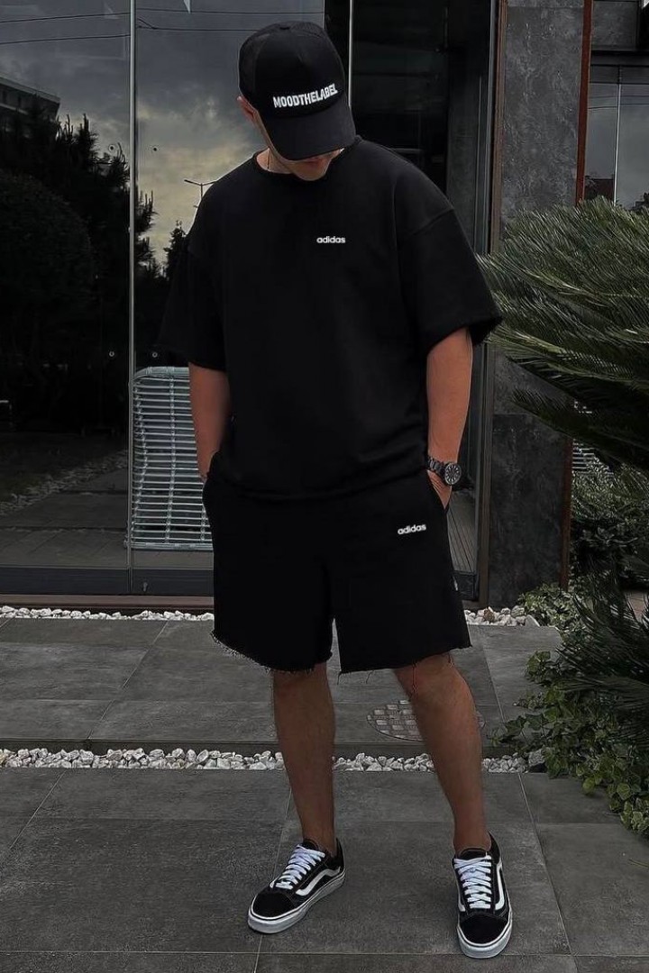 Костюм мужской шорты и футболка  KUT-1725A550