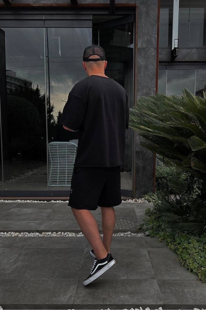 Костюм мужской шорты и футболка  KUT-1725A550