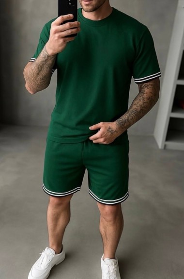 Костюм мужской футболки и шорты KUT-1732A550
