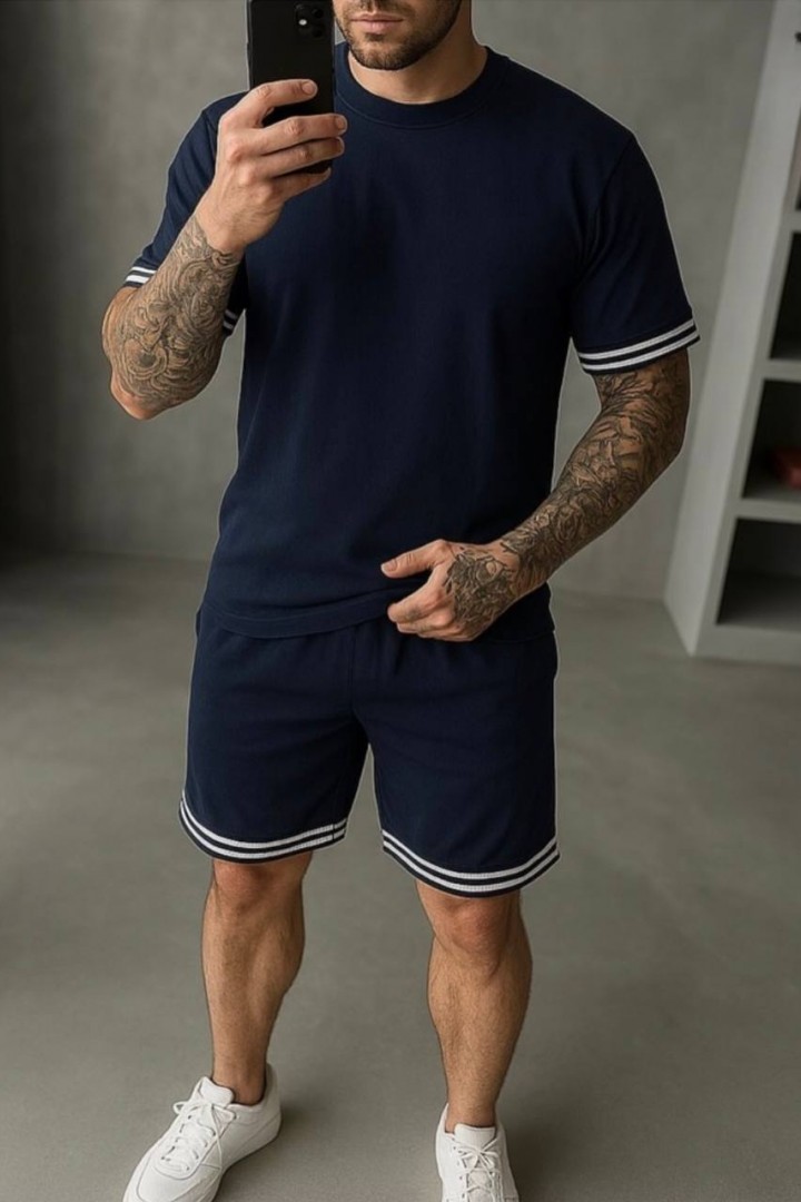 Костюм мужской футболки и шорты KUT-1732A550
