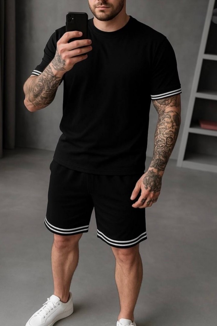 Костюм мужской футболки и шорты KUT-1732A550