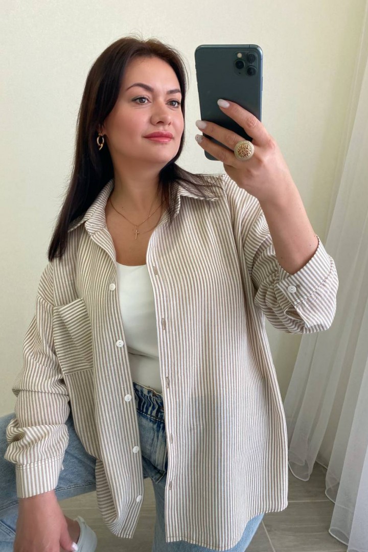 Рубашка лен  KG-109A450B480