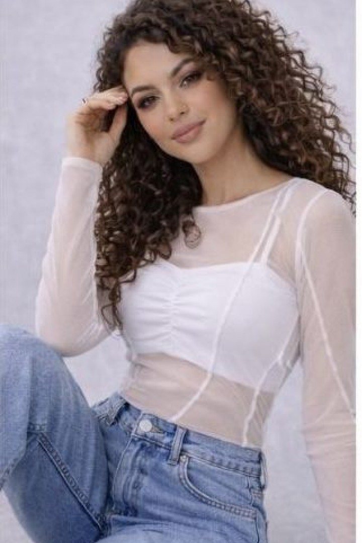 Женский стильный лонгслив MIK-2310A250