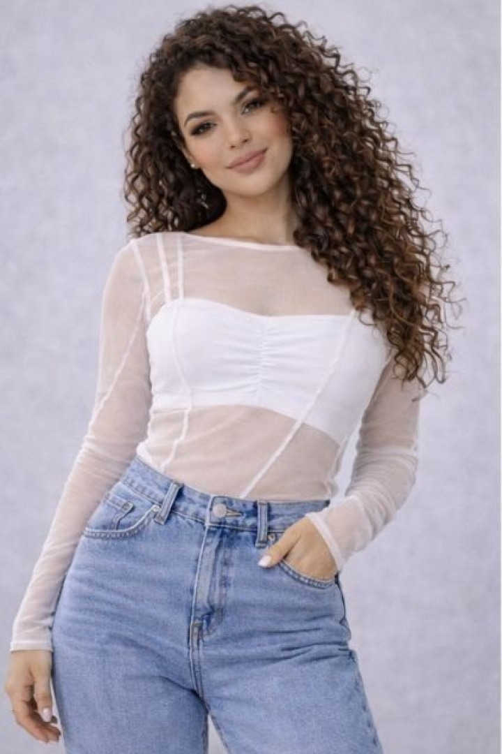 Женский стильный лонгслив MIK-2310A250