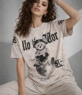 Легкая футболка свободного кроя MIK-55A380