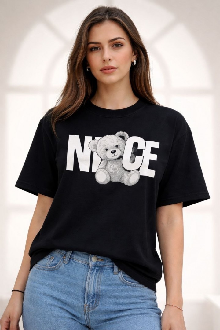 Базовая футболка oversize MIK-67A340