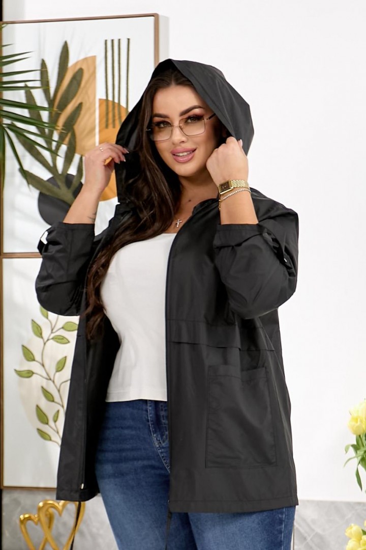 Ветровка свободного кроя RIL-0494A12