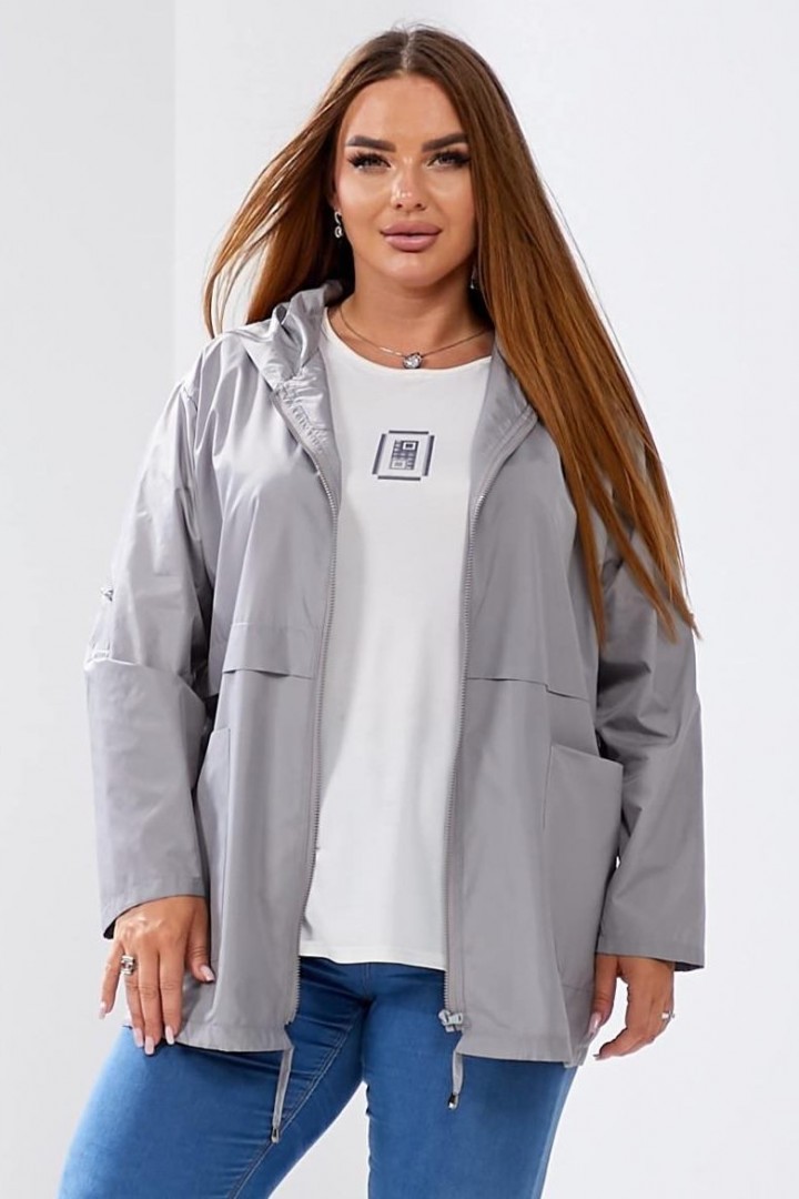 Ветровка свободного кроя RIL-0494A12