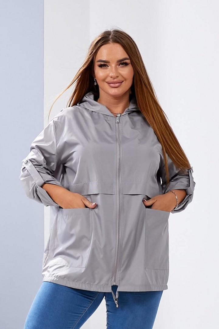 Ветровка свободного кроя RIL-0494A12