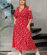 Летнее платье с запахом MOV-205A470