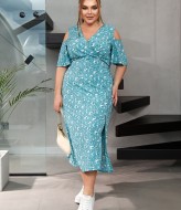 Летнее платье с запахом MOV-205A470