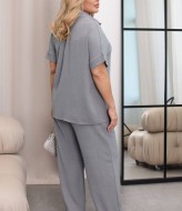 Костюм брюки палаццо и рубашка ACHK-1959A570