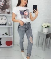 Модные серые джинсы NJ-VVO-4444A800