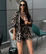 Женский леопардовый костюм LID-502A950
