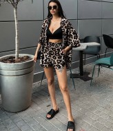 Женский леопардовый костюм LID-502A950