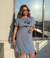 Летнее трикотажное платье  MYD-675A350