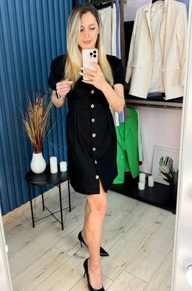 Платье с пуговицами спереди EST-5852A590