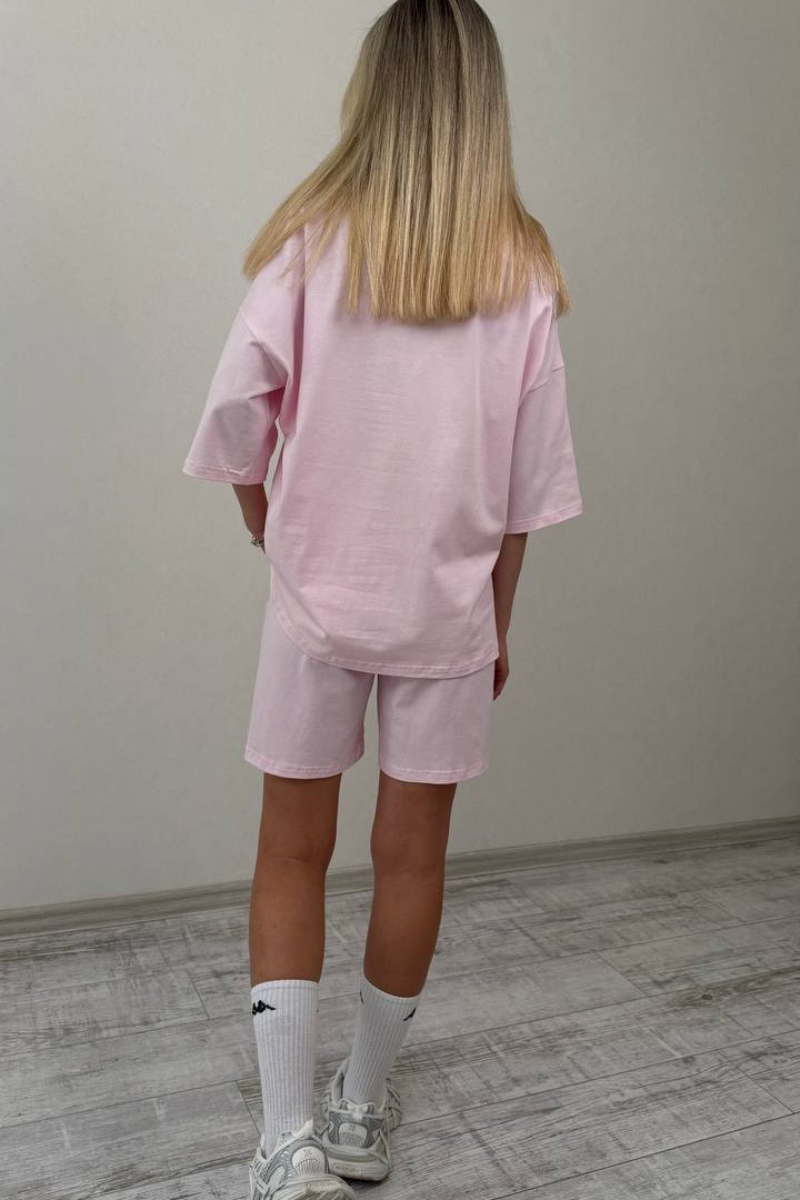 Трикотажний костюм з шортами LYK-B0575A500