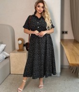 Платье с резинкой на талии RAL-138A500 Платье с резинкой на талии RAL-138A500