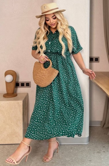 Платье с резинкой на талии RAL-138A500 Платье с резинкой на талии RAL-138A500