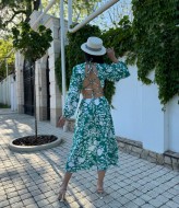 Платье миди с открытой спиной NOB-24032A450