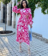 Платье миди с открытой спиной NOB-24032A450