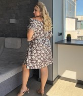 Платье с принтом ELR-4061A350