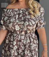 Платье с принтом ELR-4061A350