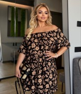 Платье с принтом ELR-4061A350