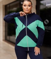 Спортивный костюм женский на молнии KYB-17254A23