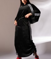 Велюровый костюм с юбкой IS-8092023.3A1100