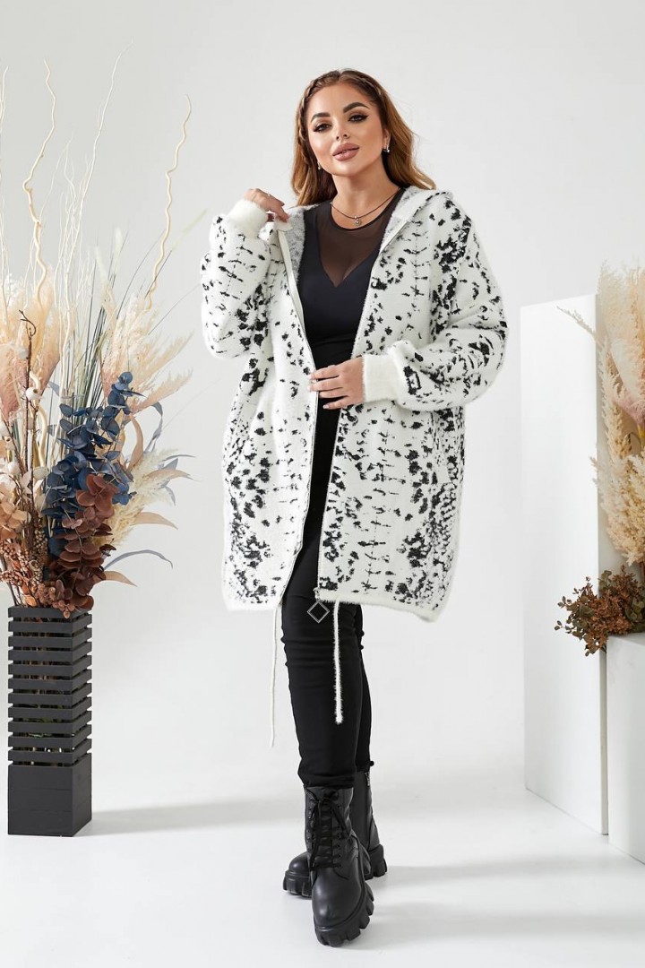 Женское пальто с капюшоном MAX-901A1250