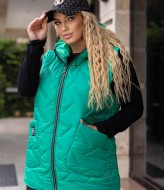 Удлиненная жилетка на синтепоне IRK-2228.1A630