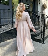 Платье в пол большого размера PRAT-2261A730