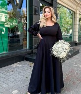 Платье в пол большого размера PRAT-2261A730